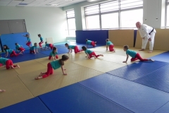 dzieci ćwiczą judo