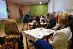 wykład podczas konferencji