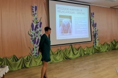wykład podczas konferencji